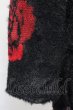 画像5: CIVARIZE / ローズジャガードモヘアニットソー 44 ブラックｘレッド T-25-02-20-002-CI-to-YM-ZT001 (5)