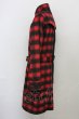 画像3: CIVARIZE / バイカラーメルトントレンチコート 46 ブラックｘレッド T-25-02-20-008-CI-ou-YM-ZT-M109 (3)