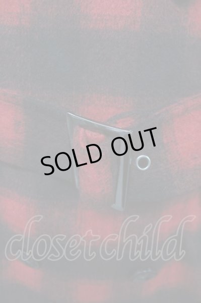 画像8: CIVARIZE / バイカラーメルトントレンチコート 46 ブラックｘレッド T-25-02-20-008-CI-ou-YM-ZT-M109 (8)