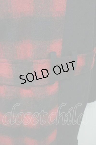 画像11: CIVARIZE / バイカラーメルトントレンチコート 46 ブラックｘレッド T-25-02-20-008-CI-ou-YM-ZT-M109 (11)