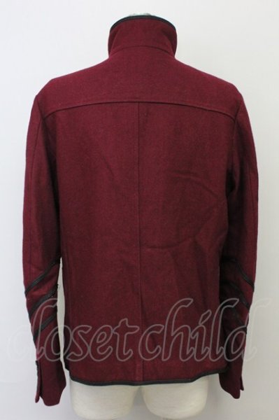 画像2: CIVARIZE / Cardinalナポレオンウールジャケット 46 ワイン T-25-02-20-009-CI-ja-YM-ZT-M109 (2)