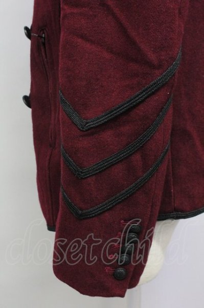 画像3: CIVARIZE / Cardinalナポレオンウールジャケット 46 ワイン T-25-02-20-009-CI-ja-YM-ZT-M109 (3)