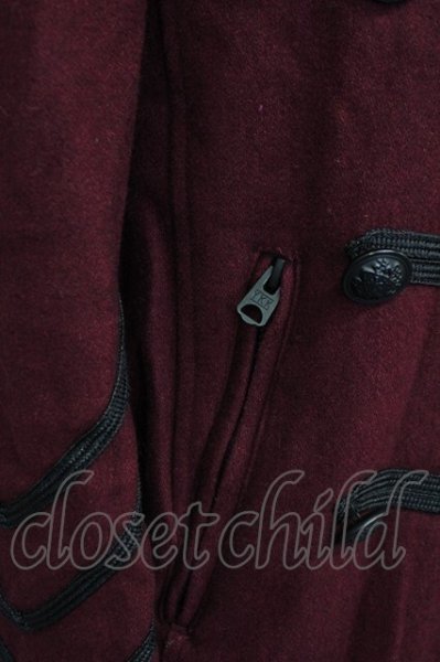 画像6: CIVARIZE / Cardinalナポレオンウールジャケット 46 ワイン T-25-02-20-009-CI-ja-YM-ZT-M109 (6)
