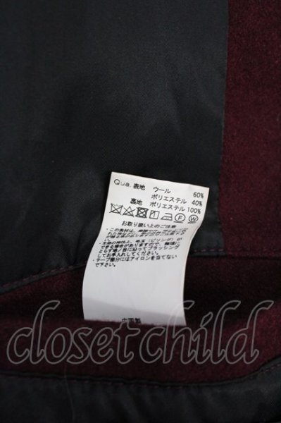 画像10: CIVARIZE / Cardinalナポレオンウールジャケット 46 ワイン T-25-02-20-009-CI-ja-YM-ZT-M109 (10)