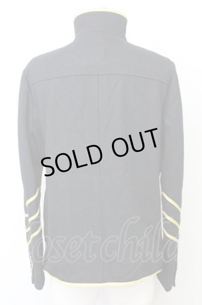 画像2: CIVARIZE / Cardinalナポレオンウールジャケット 46 ブラックｘゴールド T-25-02-20-010-CI-ja-YM-ZT-M109 (2)