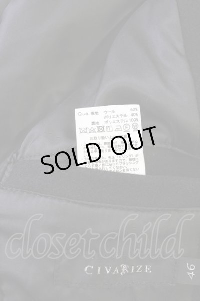 画像8: CIVARIZE / Cardinalナポレオンウールジャケット 46 ブラックｘゴールド T-25-02-20-010-CI-ja-YM-ZT-M109 (8)