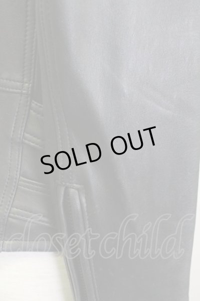 画像8: Moonage Devilment（清春） / レザーダブルライダース 44 ブラック T-25-03-03-014-MO-sh-YM-ZT-ML030 (8)