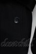 画像9: CIVARIZE / Narrowメルトントレンチコート 44 ブラック T-25-03-03-015-CI-ou-YM-ZT-M019 (9)