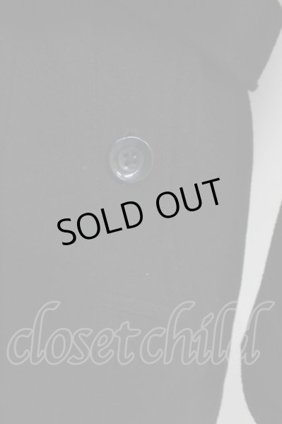 画像9: CIVARIZE / Narrowメルトントレンチコート 44 ブラック T-25-03-03-015-CI-ou-YM-ZT-M019 (9)