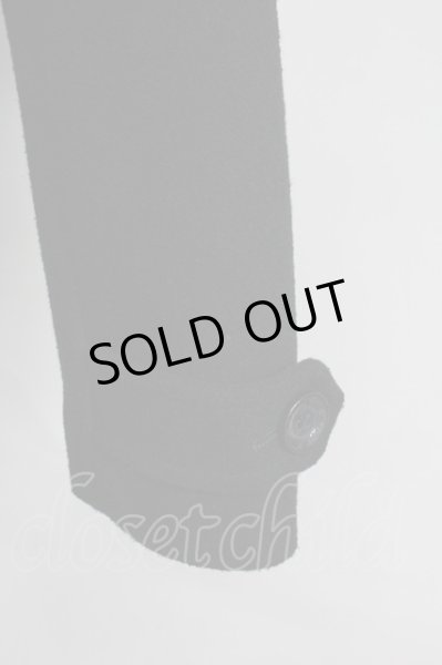 画像10: CIVARIZE / Narrowメルトントレンチコート 44 ブラック T-25-03-03-015-CI-ou-YM-ZT-M019 (10)