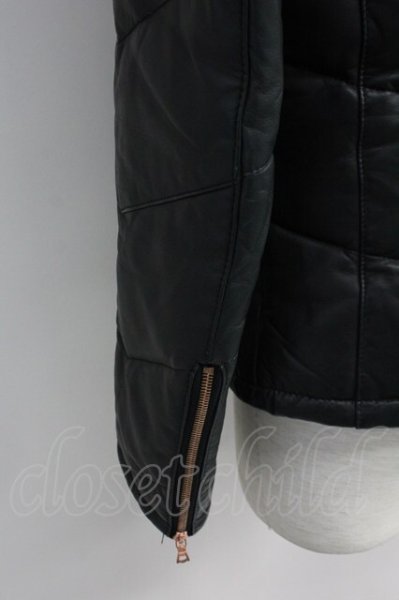 画像3: TORNADO MART / リアルファー付き切り替えレザーダウン M ブラック T-25-03-03-016-TO-ou-YM-ZT-ML031 (3)