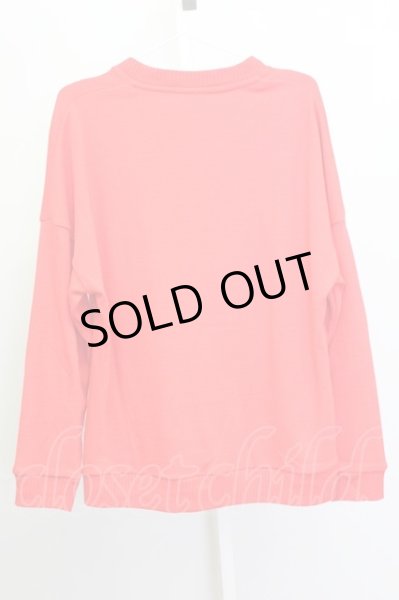 画像2: maxsix / ボアパッチニットプルオーバー  レッド T-25-03-03-003-ma-to-YM-ZT251 (2)