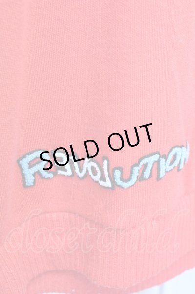 画像5: maxsix / ボアパッチニットプルオーバー  レッド T-25-03-03-003-ma-to-YM-ZT251 (5)