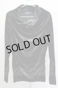 CIVARIZE / Vile　チェーン付ベロアドレープトップス 44 ブラック T-25-03-03-006-CI-to-YM-ZT