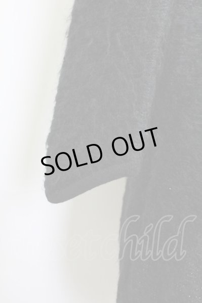 画像7: MIDAS / ブロークンフリンジニットカーディガン F ブラック T-25-03-03-008-MI-to-YM-ZT (7)