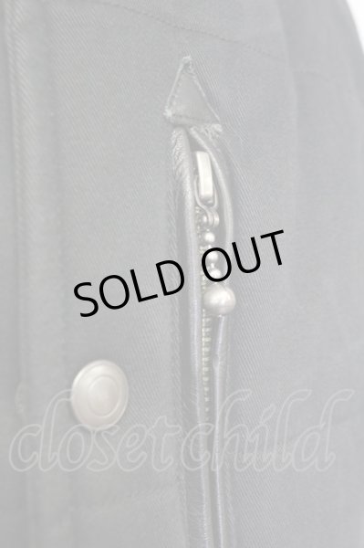 画像5: EGO TRIPPING / レオパード切替中綿ベスト L ブラック T-25-03-03-011-EG-ja-YM-ZT-M019 (5)