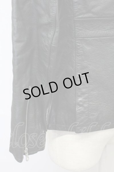 画像3: VANQUISH / カーフスキンミリタリージャケット S ブラック T-25-03-03-013-VA-ou-YM-ZT-ML030 (3)