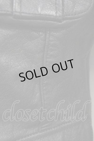 画像7: VANQUISH / カーフスキンミリタリージャケット S ブラック T-25-03-03-013-VA-ou-YM-ZT-ML030 (7)