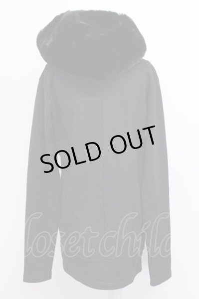 画像2: CIVARIZE / Implicate　フレッシーファブリックパーカー With ファー 46 ブラック T-25-03-06-012-CI-to-YM-ZT (2)