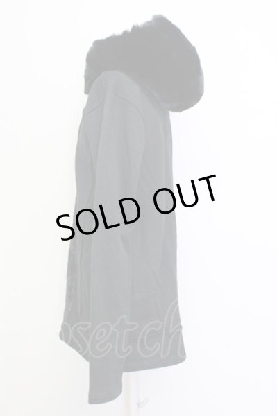 画像3: CIVARIZE / Implicate　フレッシーファブリックパーカー With ファー 46 ブラック T-25-03-06-012-CI-to-YM-ZT (3)