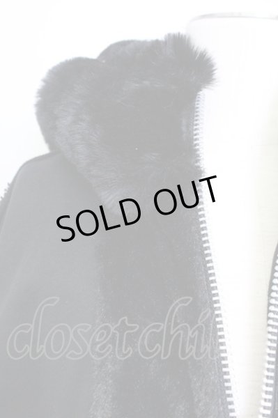 画像5: CIVARIZE / Implicate　フレッシーファブリックパーカー With ファー 46 ブラック T-25-03-06-012-CI-to-YM-ZT (5)