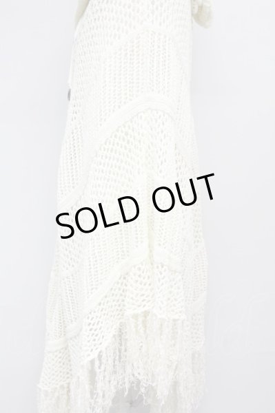 画像3: CIVARIZE / Array ローゲージニットポンチョ F アイボリー（ホワイト） T-25-03-06-003-CI-to-YM-ZT (3)