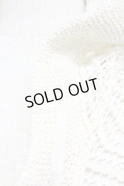 画像5: CIVARIZE / Array ローゲージニットポンチョ F アイボリー（ホワイト） T-25-03-06-003-CI-to-YM-ZT (5)