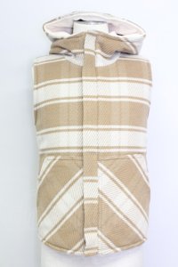 kiryuyrik / Anorak Vest ベスト S アイボリー T-25-03-06-004-ki-to-YM-ZT-M111