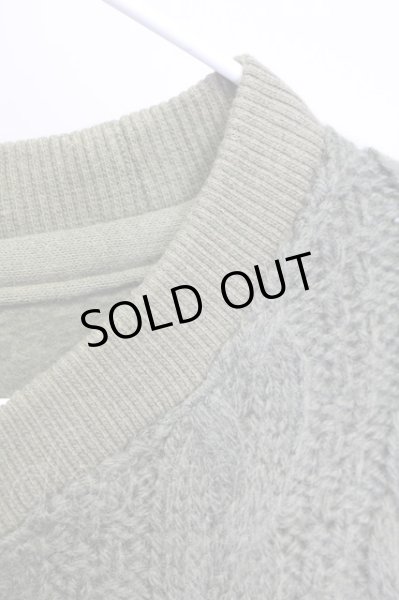 画像4: Moonage Devilment（清春） / ニットコンビスウェット 46 カーキ T-25-03-06-001-MO-to-YM-ZT312 (4)