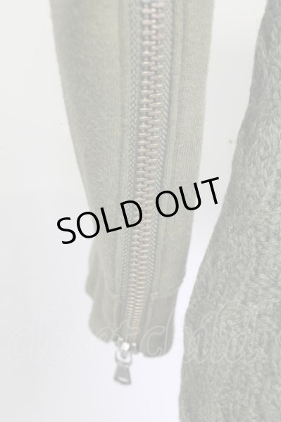 画像5: Moonage Devilment（清春） / ニットコンビスウェット 46 カーキ T-25-03-06-001-MO-to-YM-ZT312 (5)