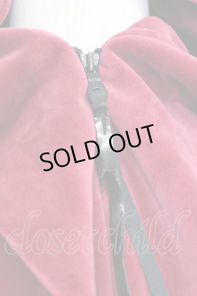 画像3: kiryuyrik / Velor Hoodie パーカー　 M レッド T-25-03-06-007-ki-to-YM-ZT312 (3)