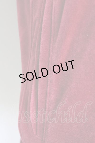 画像5: kiryuyrik / Velor Hoodie パーカー　 M レッド T-25-03-06-007-ki-to-YM-ZT312 (5)