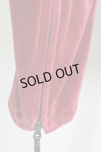 画像6: kiryuyrik / Velor Hoodie パーカー　 M レッド T-25-03-06-007-ki-to-YM-ZT312 (6)
