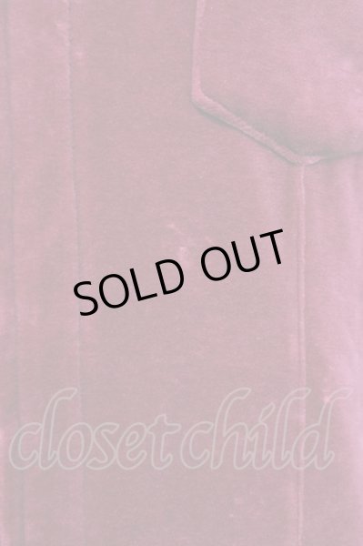 画像7: kiryuyrik / Velor Hoodie パーカー　 M レッド T-25-03-06-007-ki-to-YM-ZT312 (7)