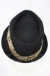 画像2: NEW ERA / キャップ.レオパードラベル中折ハット XL ブラックｘブラウン T-25-04-22-001-NE-0-YM-ZT134 (2)