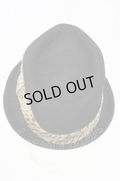 画像2: NEW ERA / キャップ.レオパードラベル中折ハット XL ブラックｘブラウン T-25-04-22-001-NE-0-YM-ZT134 (2)