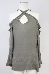 LGB / SLEEP WALK/LS/MINI オフショルカットソー 0（レディース） カーキ T-25-06-19-015-LG-sh-YM-ZT190