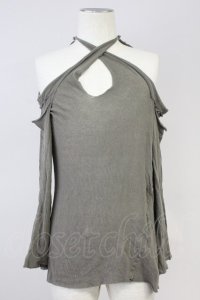 LGB / SLEEP WALK/LS/MINI オフショルカットソー 0（レディース） カーキ T-25-06-19-015-LG-sh-YM-ZT190