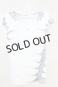IFSIXWASNINE / BEDROCK-4HSC Tシャツ 0（レディース） ホワイトｘブルー系 T-25-06-19-018-IF-ts-YM-ZT190