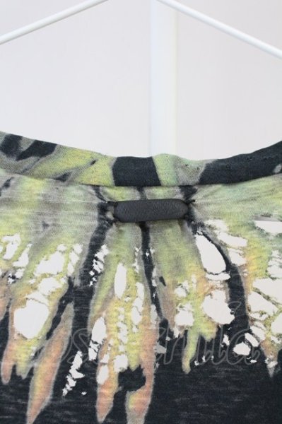 画像9: IFSIXWASNINE / EXOTIC BIRD/HSC+BR/M　デストロイTシャツ【メンズ1】 1 ブラック T-25-06-19-020-IF-to-YM-ZT190 (9)