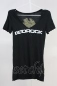 画像1: IFSIXWASNINE / BEDROCK-6/LSC Tシャツ 0（レディース） ブラック T-25-06-19-022-IF-ts-YM-ZT (1)