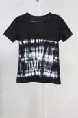 画像1: FUGA / Industry ムラ染め加工 Tシャツ 44 ブラック T-25-06-19-023-FU-ts-YM-ZT (1)