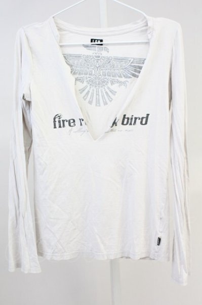 画像1: LGB / FIRE ROCK BIRD/LSV カットソー 0（レディース） ライトグレー T-25-06-19-024-LG-to-YM-ZT190 (1)