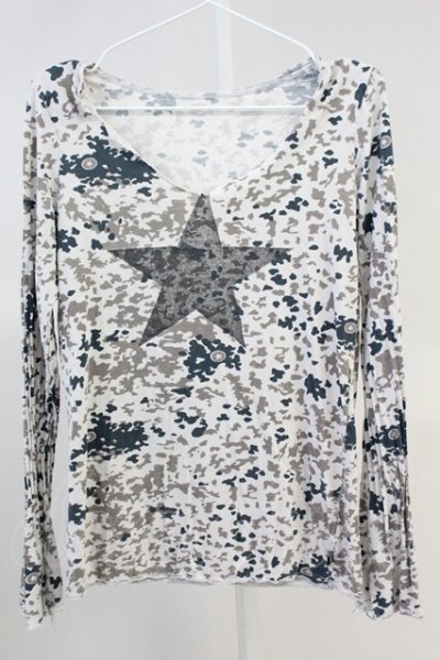 画像1: LGB / CAMO/LCS　カットソー  グレージュ T-25-06-19-025-LG-to-YM-ZT