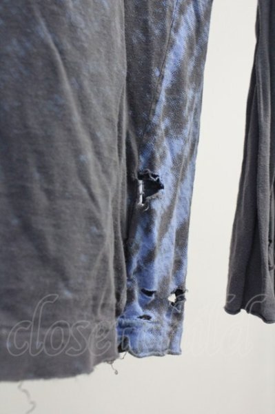 画像6: LGB / LLER QUEEN/LSC デストロイカットソー 2（レディース） ブルー T-25-06-19-026-LG-to-YM-ZT190 (6)