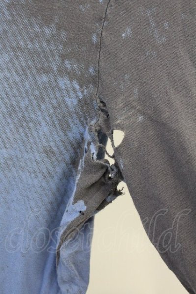 画像7: LGB / LLER QUEEN/LSC デストロイカットソー 2（レディース） ブルー T-25-06-19-026-LG-to-YM-ZT190 (7)