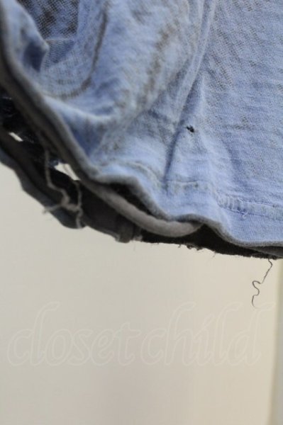 画像10: LGB / LLER QUEEN/LSC デストロイカットソー 2（レディース） ブルー T-25-06-19-026-LG-to-YM-ZT190 (10)