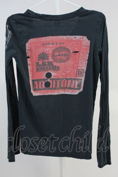 画像2: LGB / CIRCUS-L/LSC カットソー 0（レディース） ブラック T-25-06-19-028-LG-to-YM-ZT190 (2)