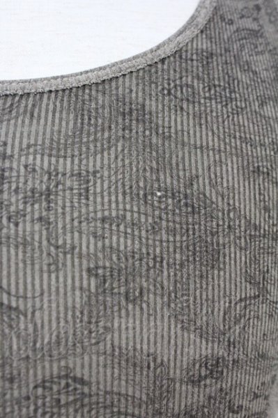 画像5: goa / ペイズリーテレコ総柄タンクトップ F カーキ T-25-06-19-003-go-to-YM-ZT327 (5)