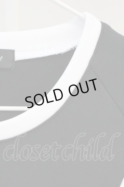 画像3: TORNADO MART / バイカラーZIPアクセントプルオーバーカットソー M ブラックｘホワイト T-25-06-19-030-TO-to-YM-ZT190 (3)